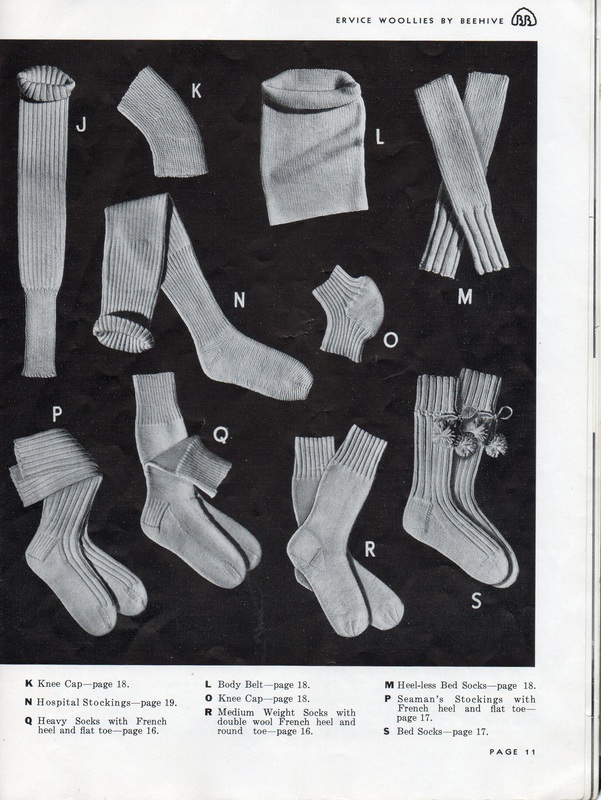 WWII socks and woollies
