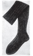 WWI ribbed stockings