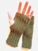 WWII knitted wristlets 