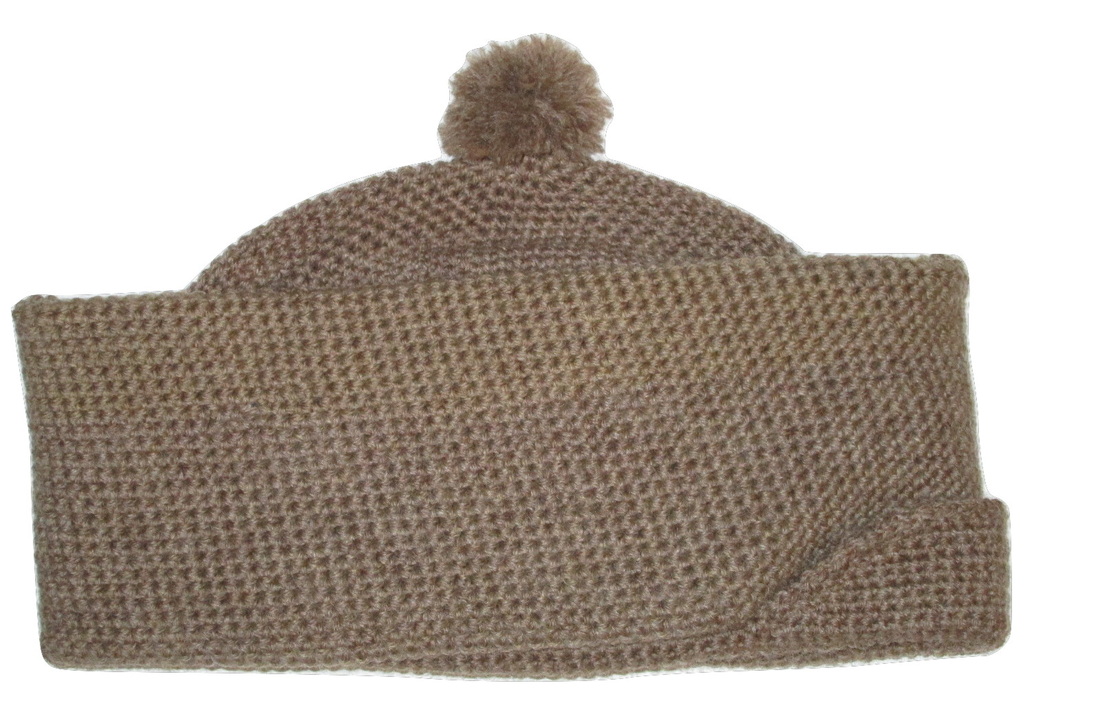 Reproduction WWI Great War Crochet British Balaclava Cap and Sleeping Helmet Combined