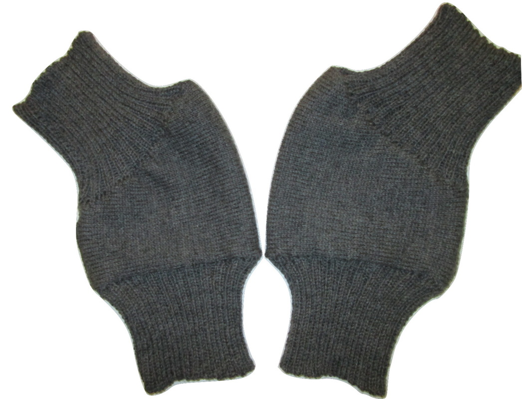 Great War WWI French Knee Cap Warmers, Genoulliere au tricot.