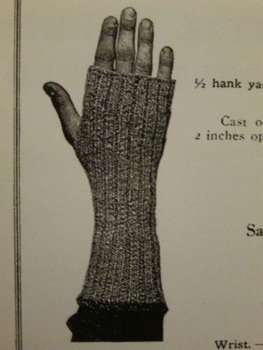American Red Cross WWI Thumbless Mittens