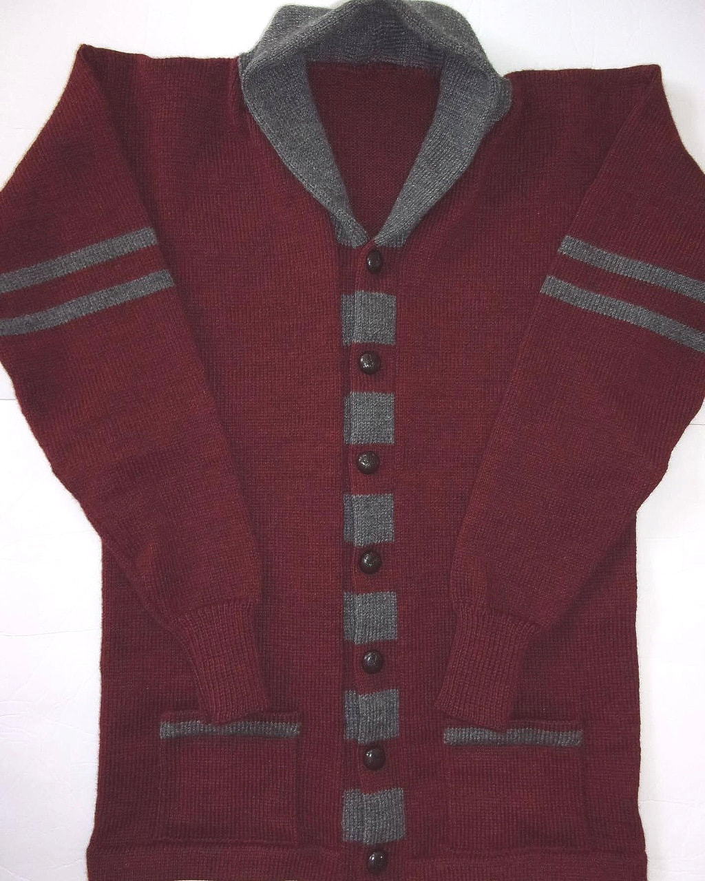 WWI Great War knitted college sweater. 
