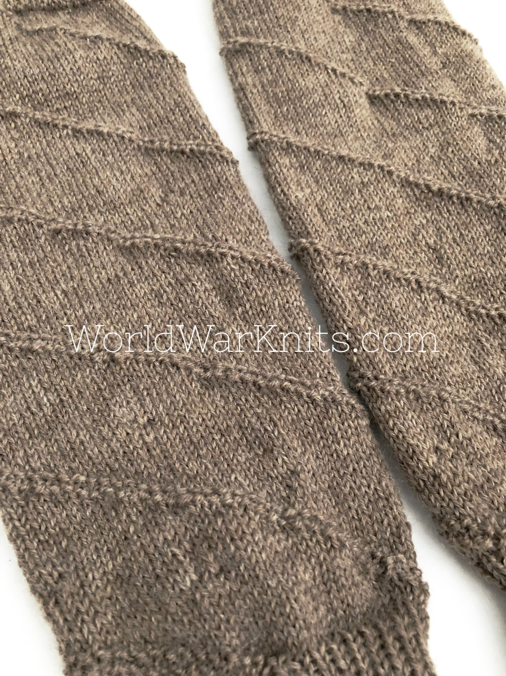 Reproduction Knitted Puttee Stocking Khaki Color