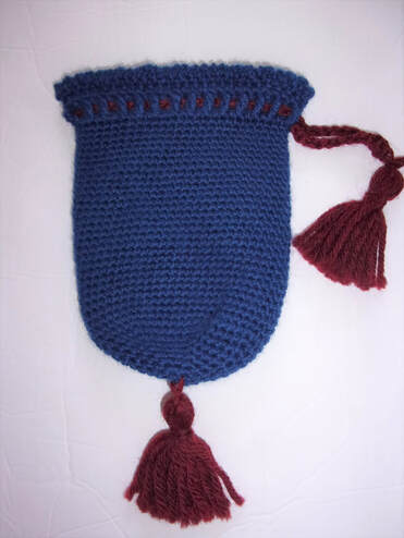 Great War French Crocheted Tobacco Pouch