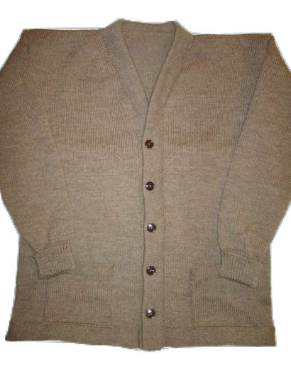 Handmade Reproduction Boer War Sweater Coat Cardigan