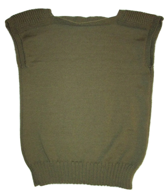 Reproduction Knitted WWII Basic Vest, 1940